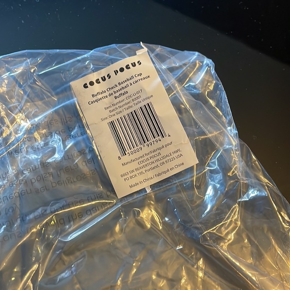 Buffalo Check Baseball Cap - Picture 3 of 3